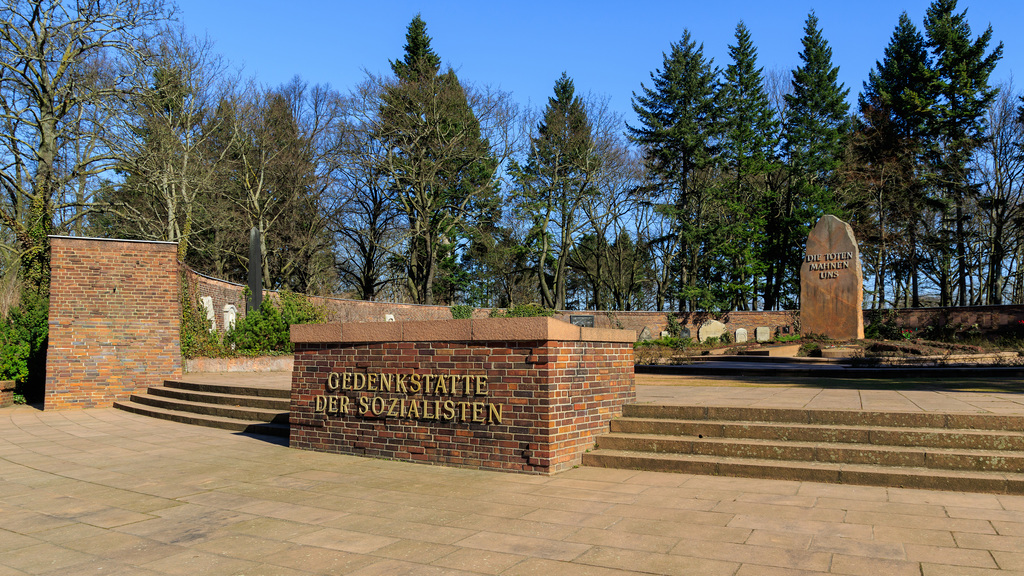 Il Memoriale del socialisti che si trova nel cimitero di Friedrichsfelde