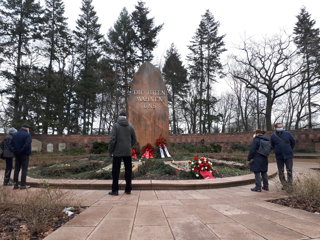 Cimitero dei socialisti a Friedrichsfelde dove e' seppellita Rosa Luxemburg