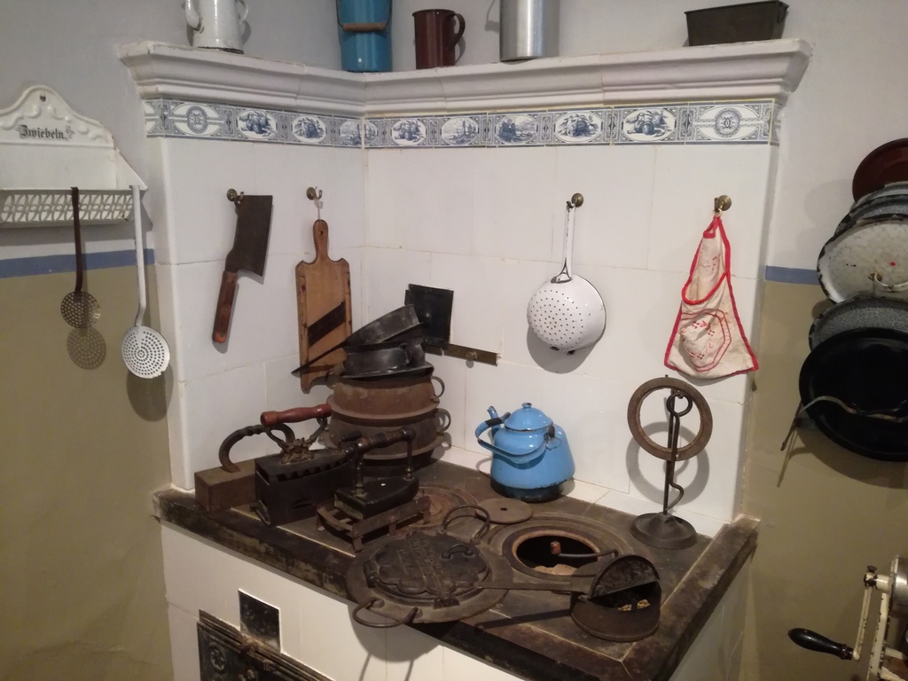 Una stufa d'epoca a Berlino