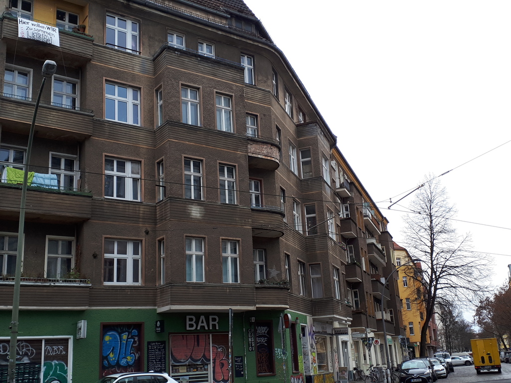 Fridrichshain, Berlino est, palazzo non restaurato