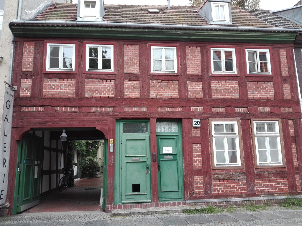 Tipica casa a graticcio nel centro di Alt-Spandau