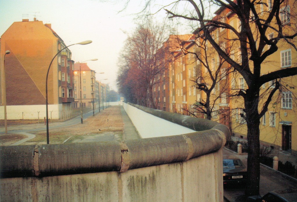 Il muro di Berlino, una vista particolare