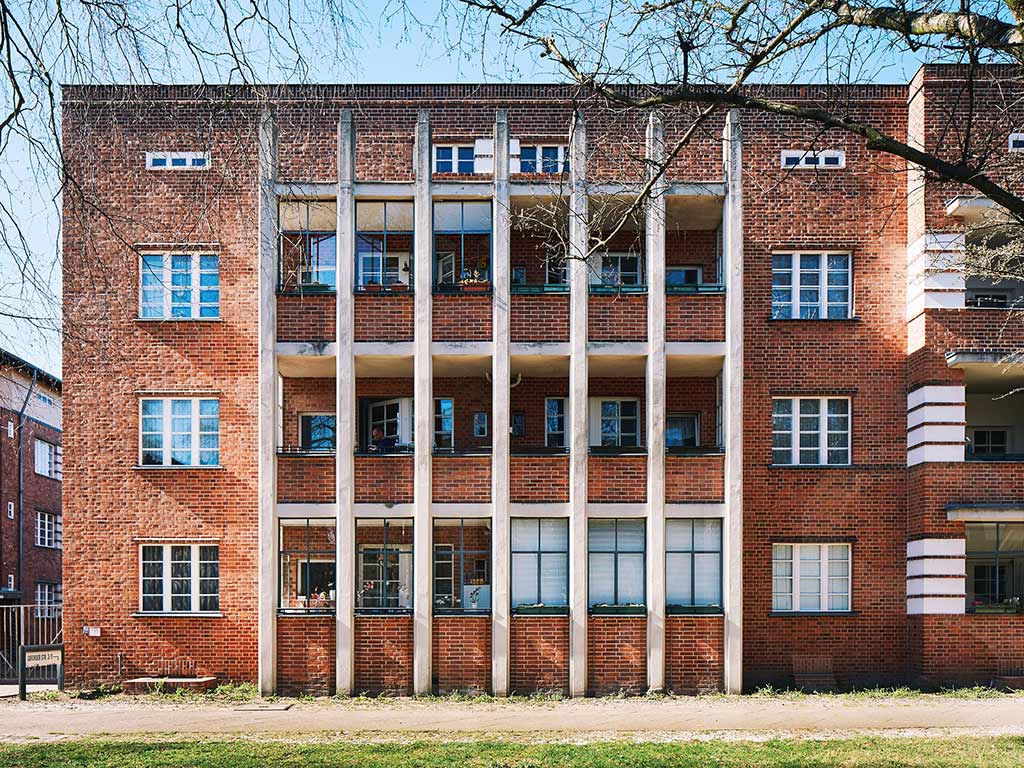 Edificio dell'insediamento residenziale Siedlung Schillerpark