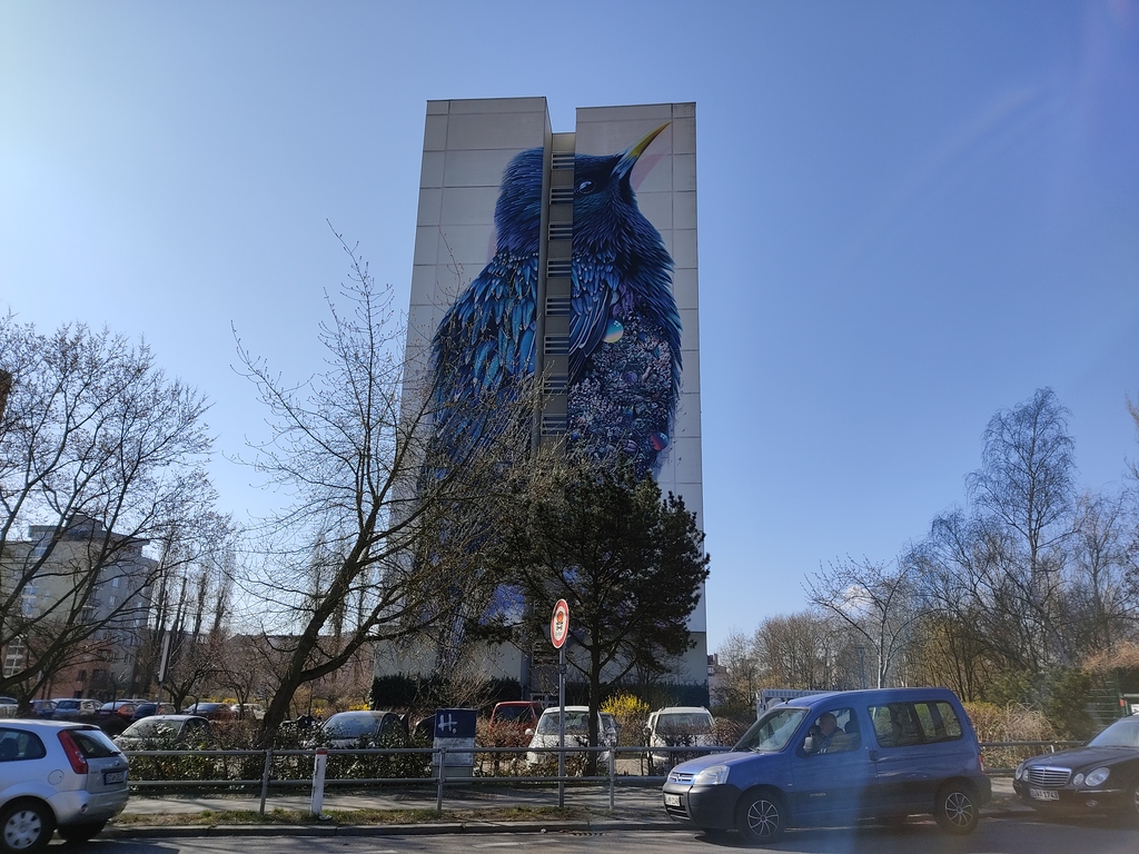 Il murale di Collin van der Sluijs and Mr. Super A 