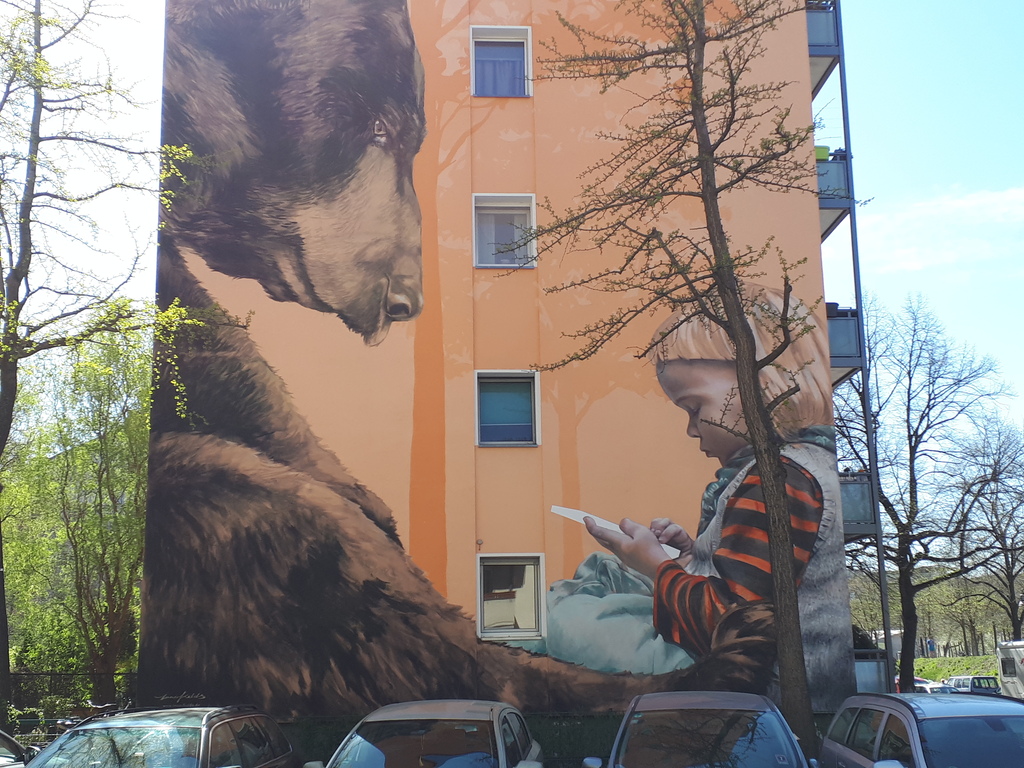 Murale nel quartiere di Kreuzberg 61
