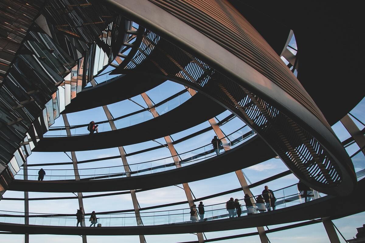 Cupola del Reichstag Berlino