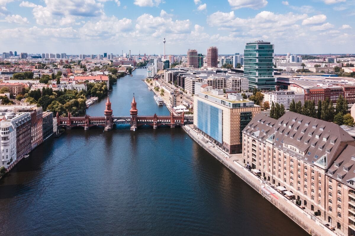 Berlino panorama Spree