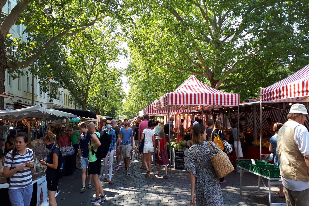 Wochenmarkt Boxhagerplatz